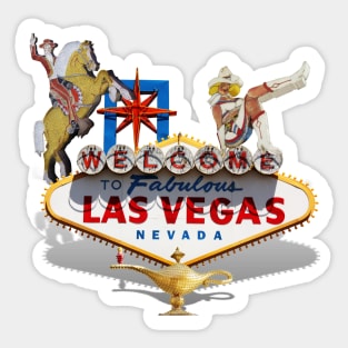 Las Vegas Welcome Sign Sticker